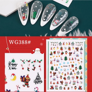 Sticker dán móng tay hình noel
