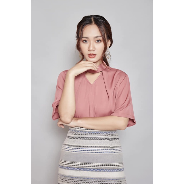 Chân váy ngắn chữ A thổ cẩm