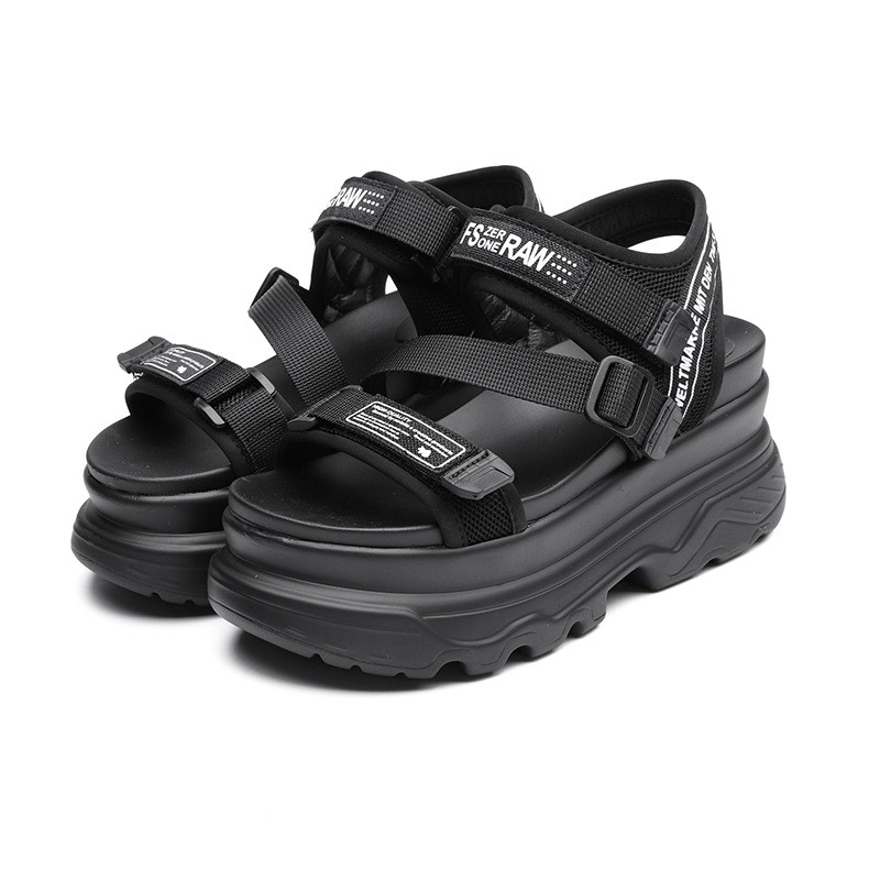 Dép Sandal Nữ Sport, Dép Quai Hậu Nữ Học Sinh đế bánh mì cao 5 phân