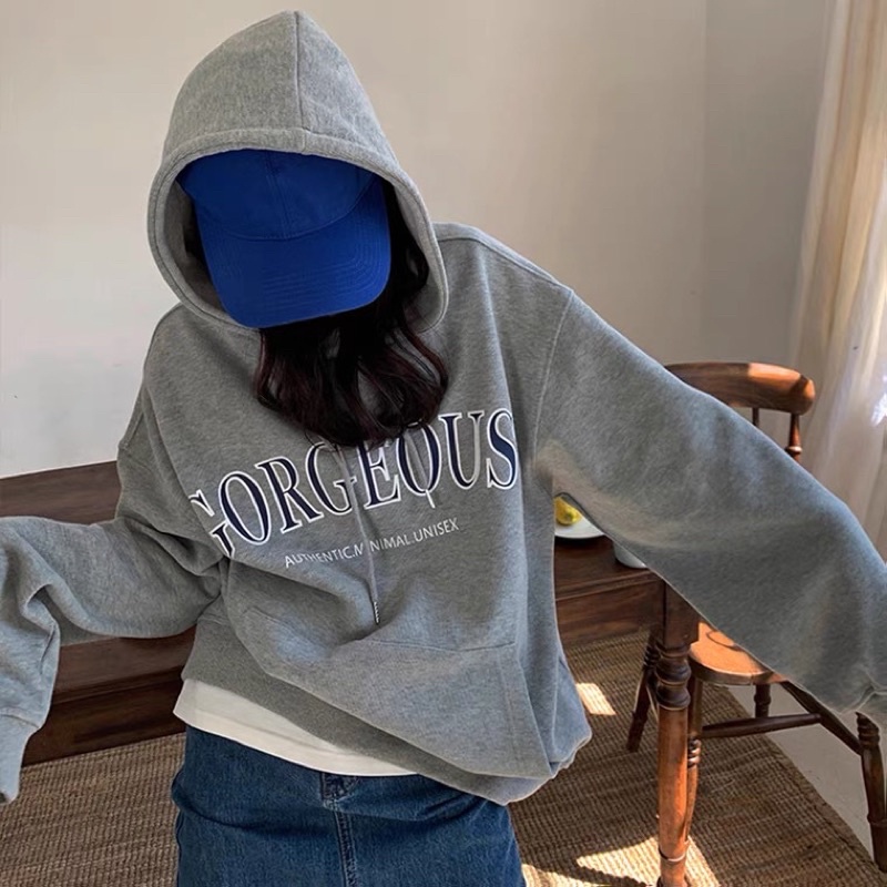 Áo hoodie nam nữ,Áo sweater nỉ nam nữ from rộng Unisex chất nỉ ngoại siêu dày dặn in chữ  GOR | BigBuy360 - bigbuy360.vn