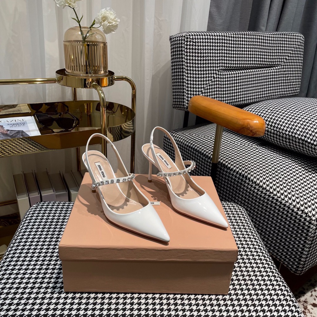 Giày Cao Gót 6cm Chất Liệu Da Phong Cách Công Chúa