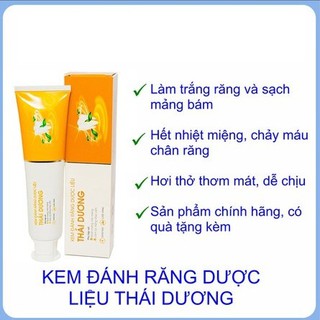 Kem đánh răng dược liệu thái dương - tuýp 150gr