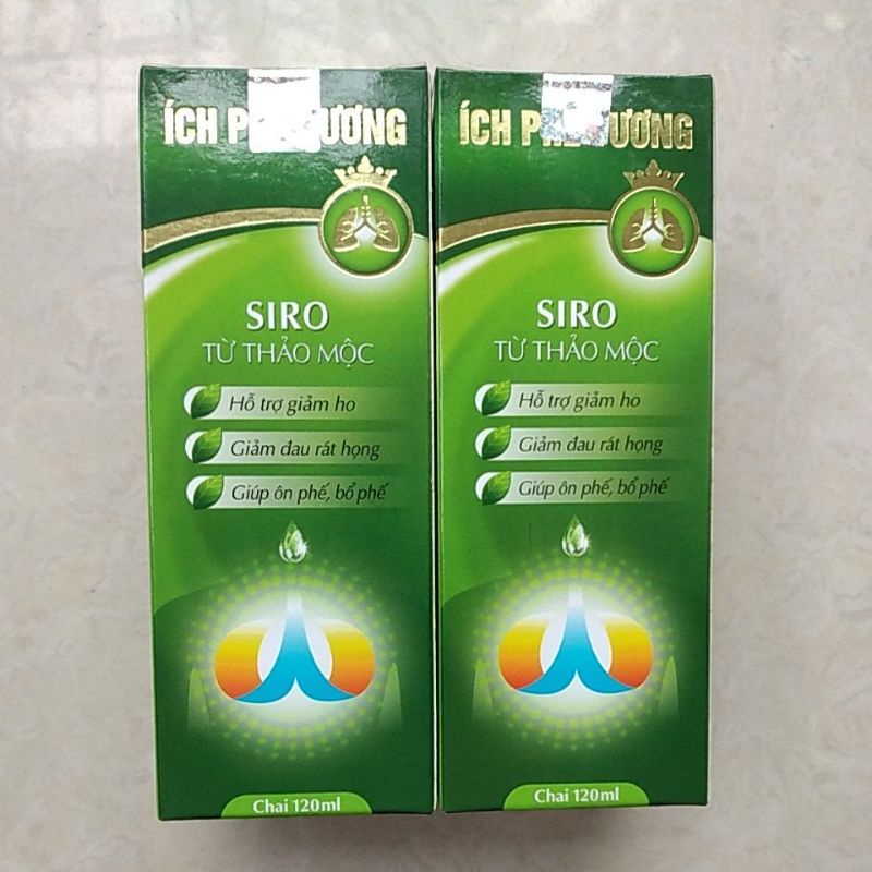 Siro ho từ thảo mộc ÍCH PHẾ VƯƠNG - giảm ho, bổ phế