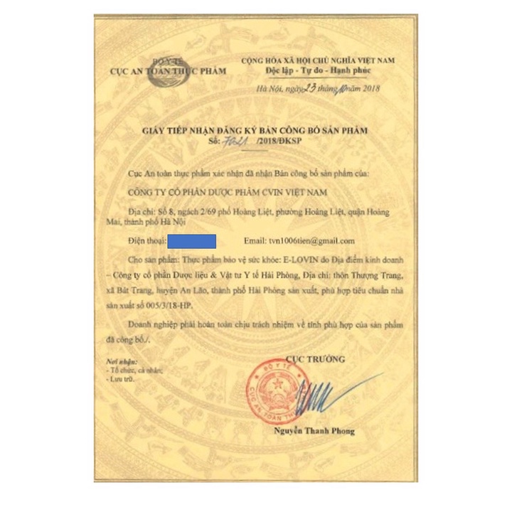 Vitamin E tinh chất HOA  ANH THẢO – E-LoVIN