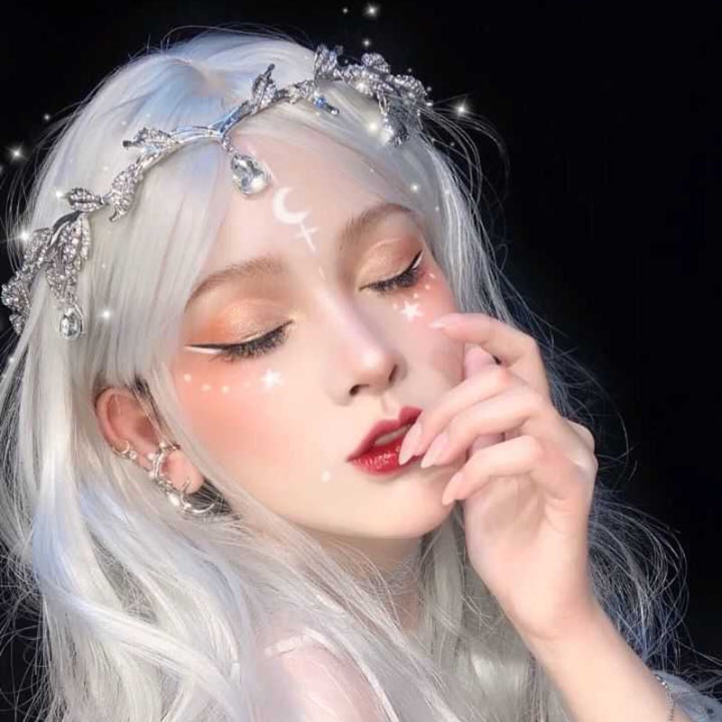 Vòng cài tóc đính đá công chúa