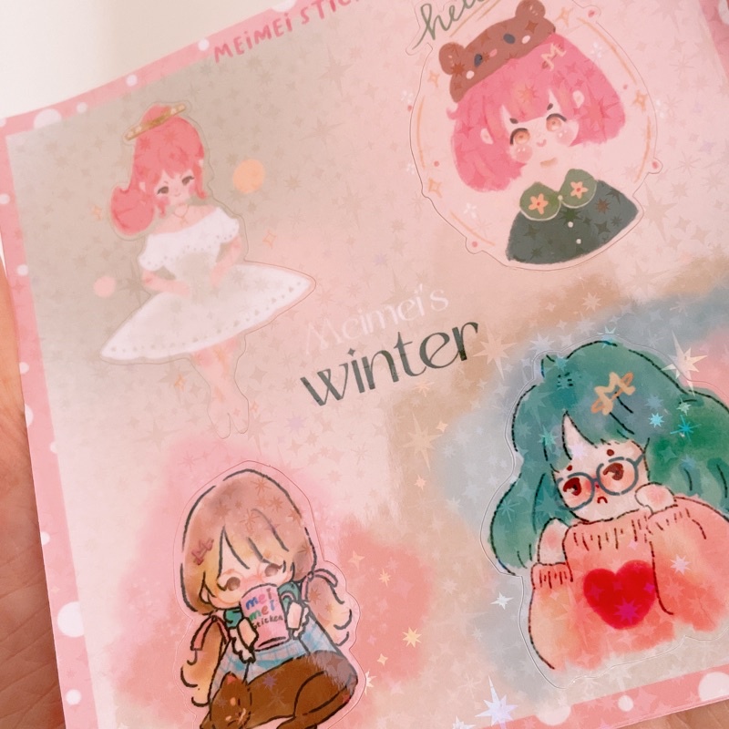 Giao Mùa Ngọt Ngào - Sticker Kim Tuyến - Meimei Sticker