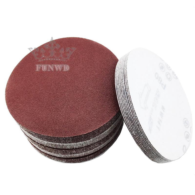 Giấy Nhám Tròn 4inch / 100mm 40-2000grit Đánh Bóng Xe Hơi Chất Lượng Cao