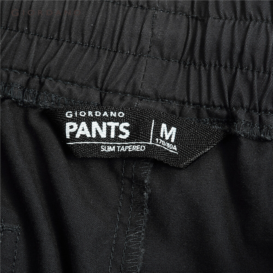 Quần Thể Thao GIORDANO Cotton Lưng Thun Ống Bo Thời Trang Cho Nam 01119066 | BigBuy360 - bigbuy360.vn