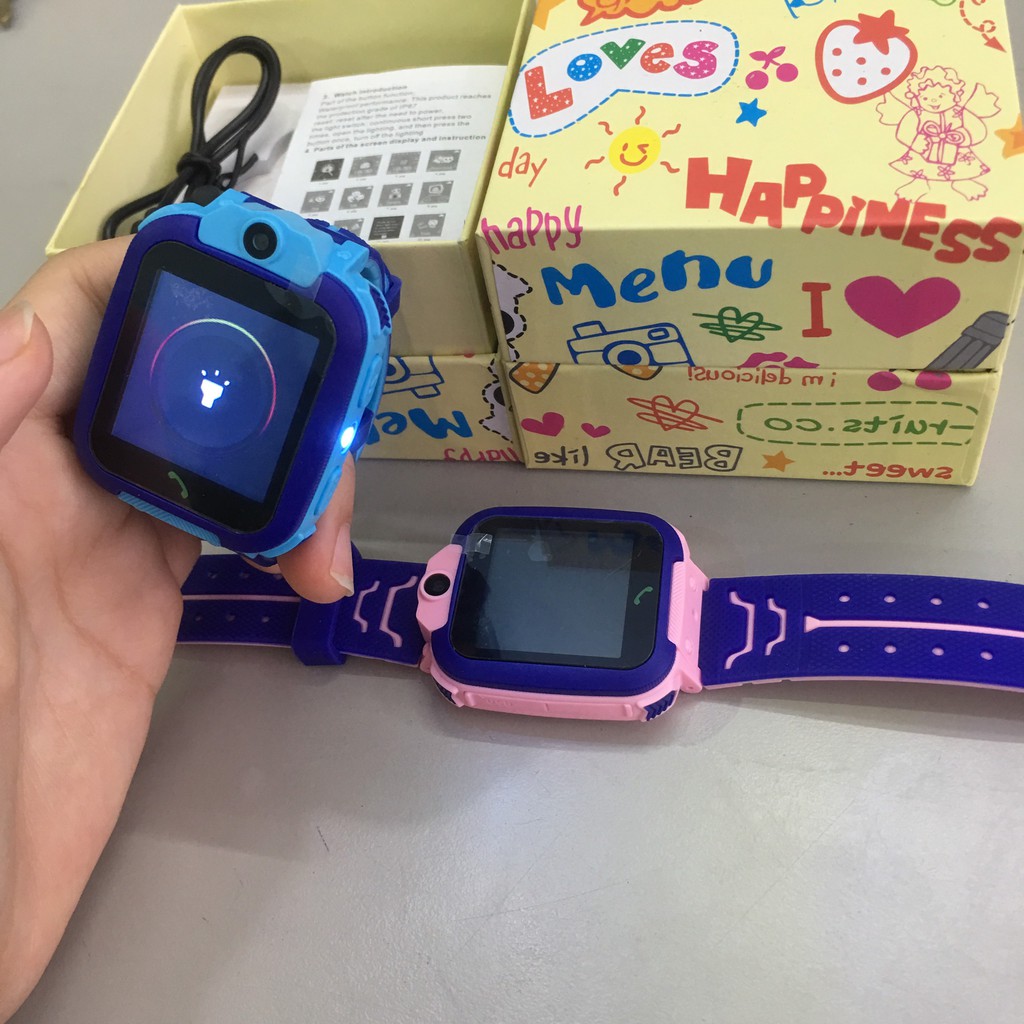 Đồng hồ định vị GPS chống nước LBS cho trẻ em – Đồng hồ điện thoại nghe gọi, chụp ảnh