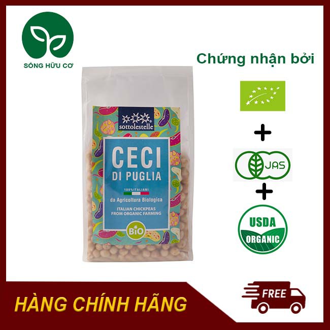 Đậu gà hữu cơ Sottolestelle – Ceci di Puglia