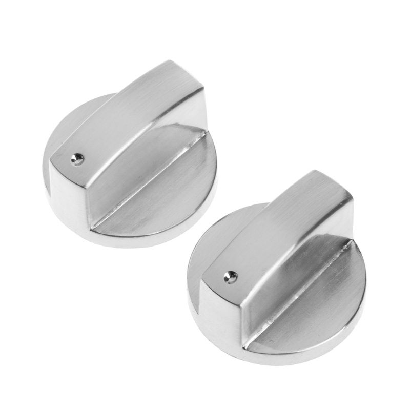 Set 2 núm vặn bếp ga bằng kim loại mới