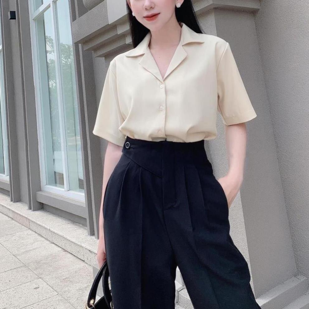 Quần Tây Nữ Công Sở, Quần Baggy Vải Lưng Chun Nút 1 Bên , Form Dáng Chuẩn, Siêu Tôn Dáng, Đỉnh Cao Che Khuyết Điểm. | BigBuy360 - bigbuy360.vn
