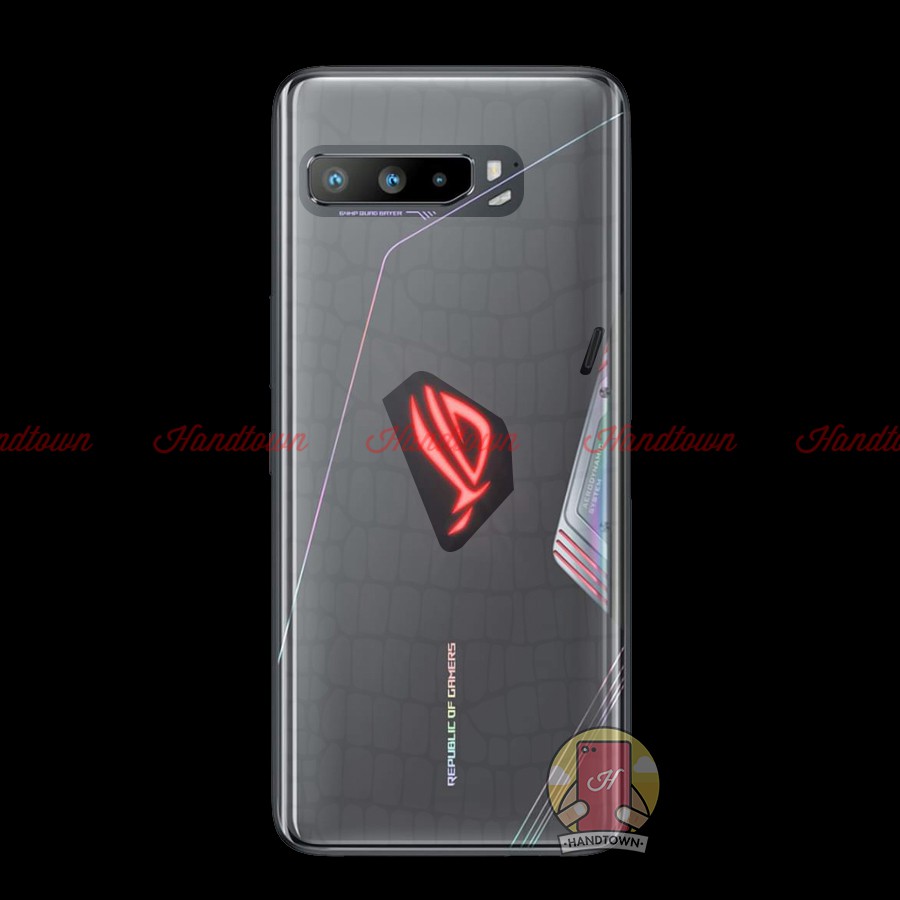 Dán PPF Mặt Lưng Asus ROG Phone 3 ZS661KS ROG Phone 3 Strix Edition CườngLực Dẻo Vân Cá Sấu Hiệu Ứng Cầu Vồng Trong Suốt