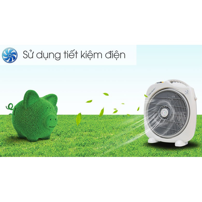 Quạt hộp Asia F16001 xám