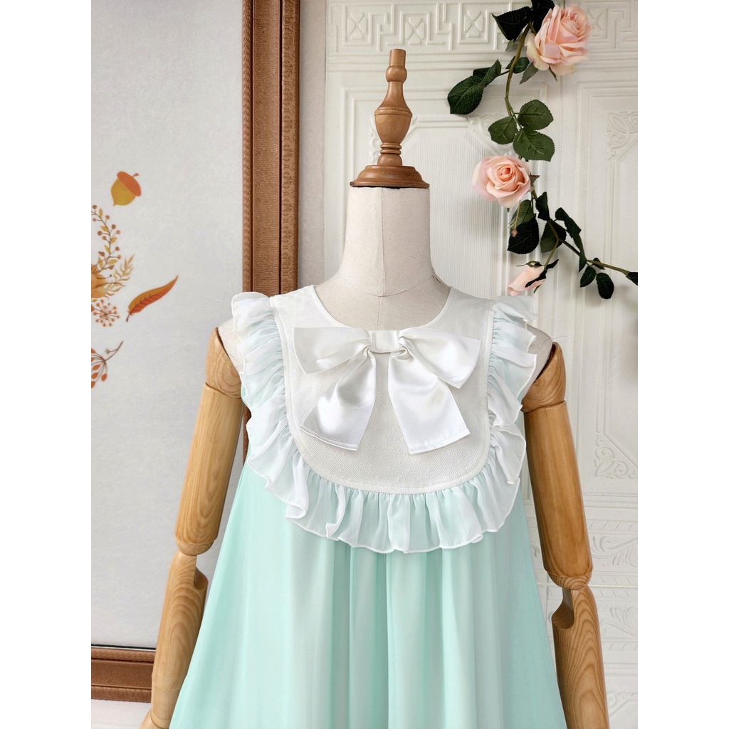 Đầm suông xanh mint 2hand Nhật