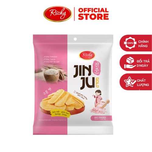 Bánh gạo Jinju vị Muối Hồng Himalaya 135g