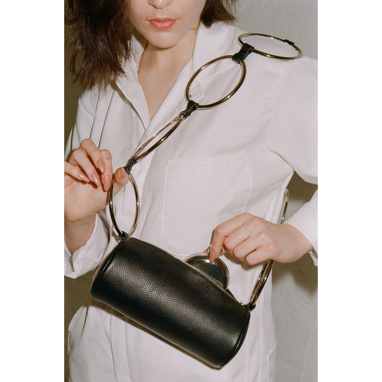Túi Đeo Chéo JASMIN NOIR Bằng Da Pu Phối Dây Xích Thiết Kế Nhỏ Nhắn Thời Trang Cao Cấp Độc Đáo Cho Nữ