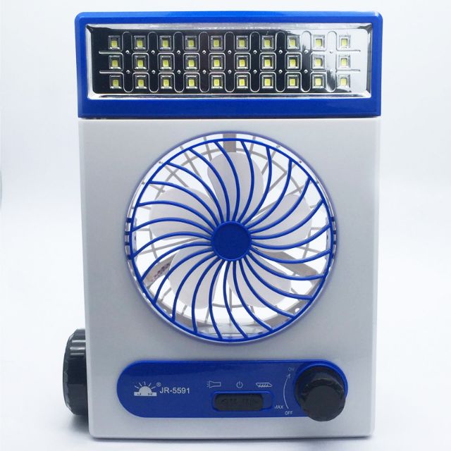 Quạt mini  tích điện năng lượng mặt trời 3 in 1 | BigBuy360 - bigbuy360.vn