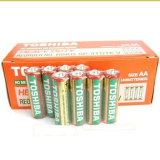 Vỉ 4 pin AA Toshiba , pin tiểu