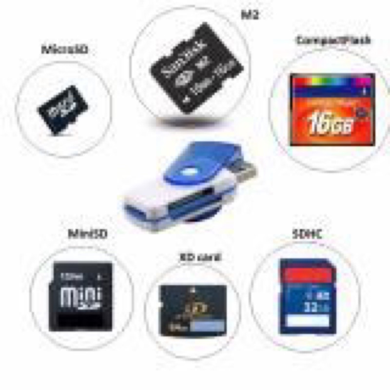 Đầu đọc thẻ nhớ microSD TF MS máy ảnh Đa năng 4in1 tốc độ cao