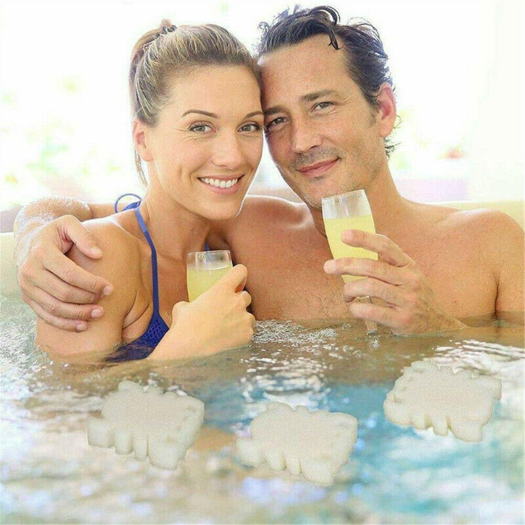 Bộ 2 / 10 / 16 Miếng Xốp Thấm Hút Dầu Vệ Sinh Hồ Bơi Tiện Dụng