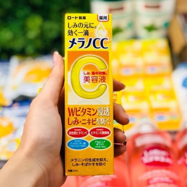 Serum Vitamin C Melano CC Rohto mờ vết thâm, dưỡng trắng da