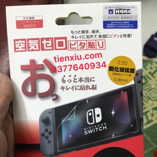dán cường lực 2.5d nintendo switch chính hãng