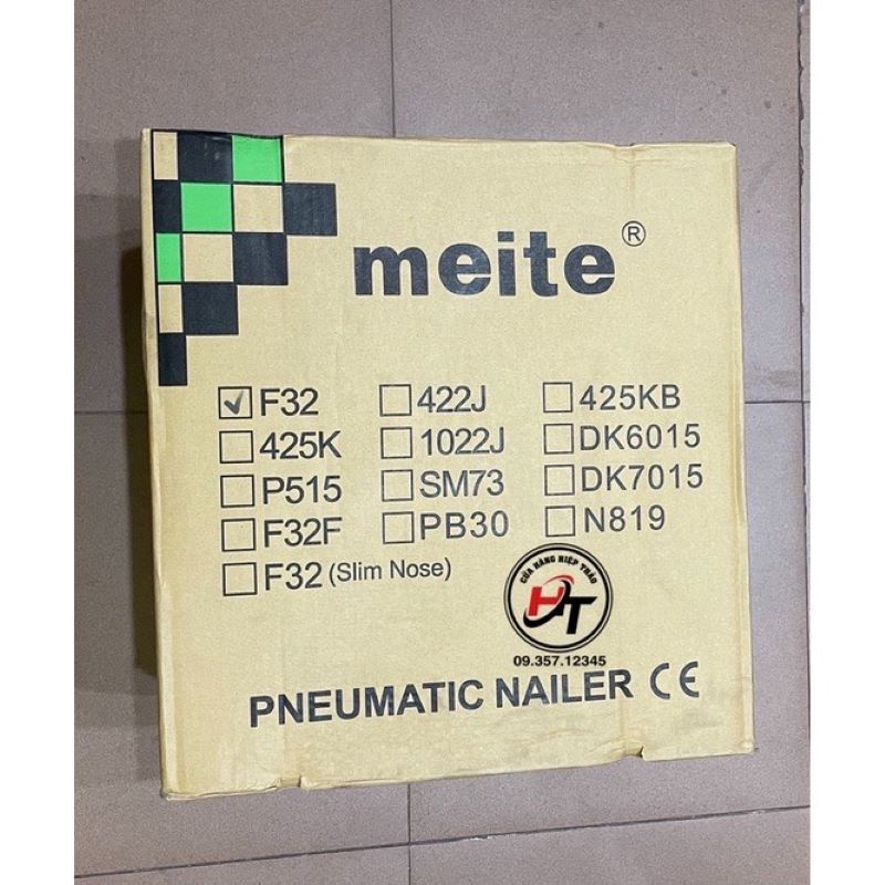 Súng bắn đinh gỗ hơi F30 máy bắn ghim thẳng Meite SBD-F30-MT