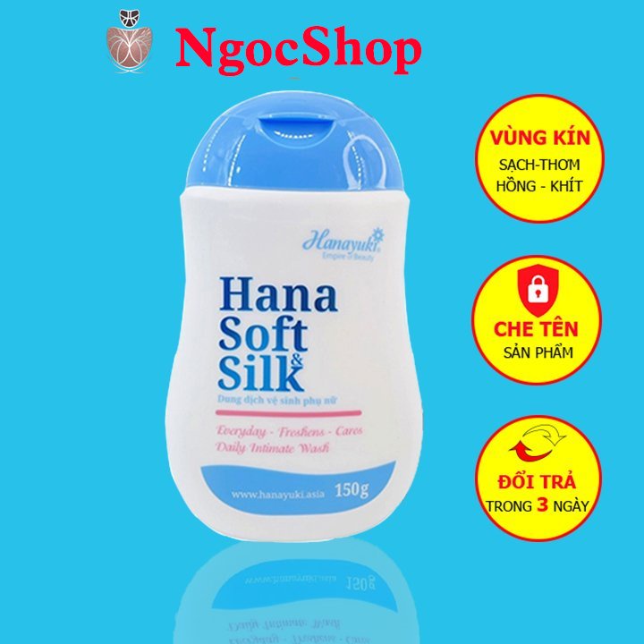 Dung Dịch Vệ Sinh Hana Soft Silk ❤️CHÍNH HÃNG❤️ Hana Soft Silk Se Khít Làm Hồng Vùng Kín