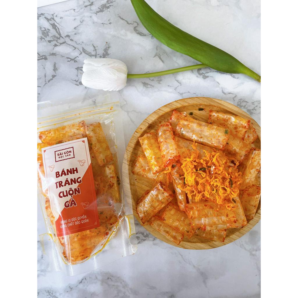 Bánh Tráng Cuộn Gà Loại Đặc Biệt Ngon Đồ Ăn Vặt Sài Gòn Đặc Sản