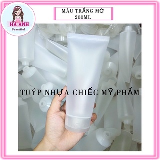 Tuýp trong mờ đựng mỹ phẩm 200ml
