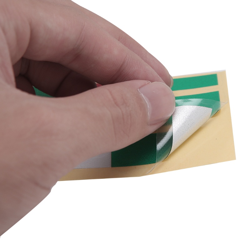 Bộ 3 Hình Dán Trang Trí Xe Hơi Hình Lá Cờ Ý Chất Liệu Vinyl Phản Quang