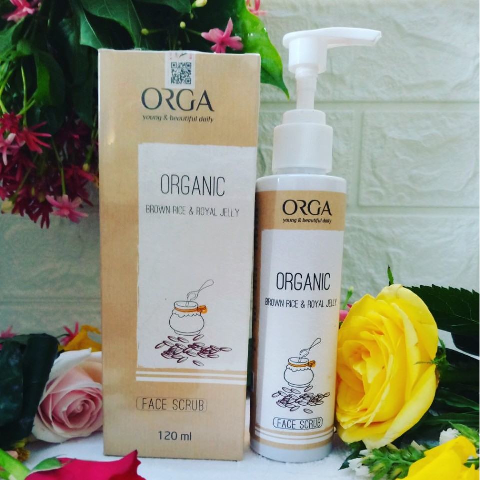[Siêu Rẻ] Tẩy Tế Bào Chết Cho Da Mặt – ORGA – ORGANIC BROWN RICE & ROYAL JELLY 120ML | BigBuy360 - bigbuy360.vn