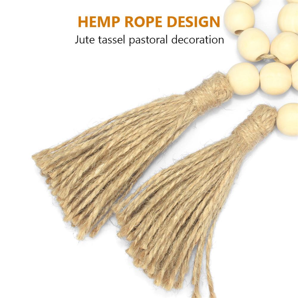 Chuỗi Hạt Gỗ Treo Tường Trang Trí Phong Cách Boho