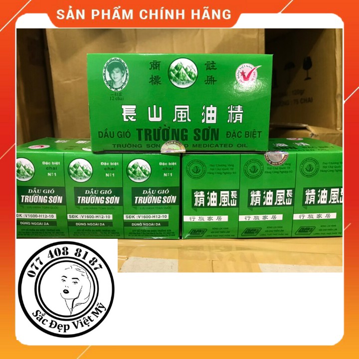 [FREESHIP] Dầu Gió Xanh Trường Sơn -Chai 6ml- Dầu Gió Trường Sơn Hàng Việt Nam Chất Lượng Cao