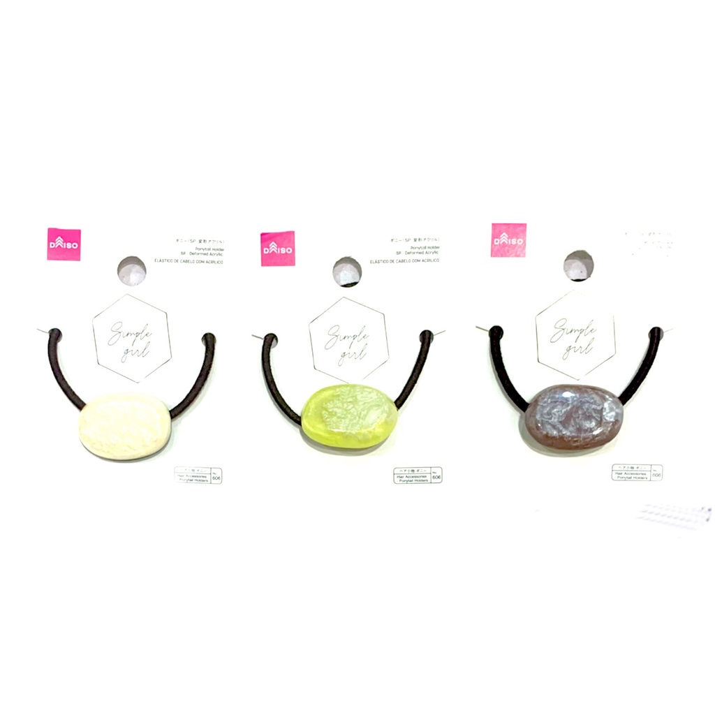 Daiso Cột tóc SP có đính đá