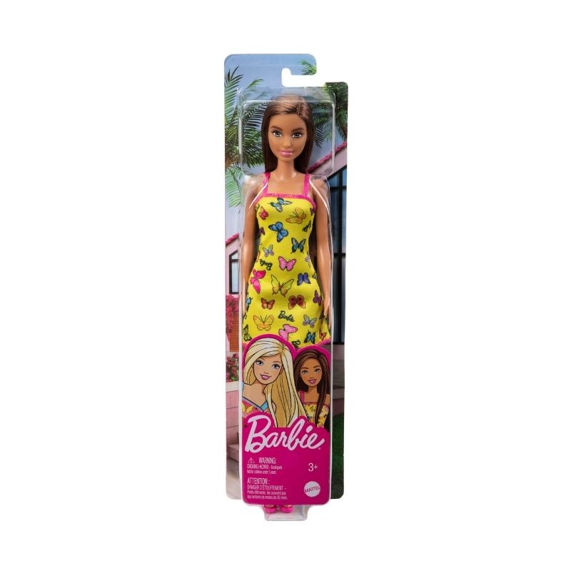 Đồ Chơi BARBIE Búp Bê Thời Trang Năng Động BST Bướm Vàng HBV08/T7439