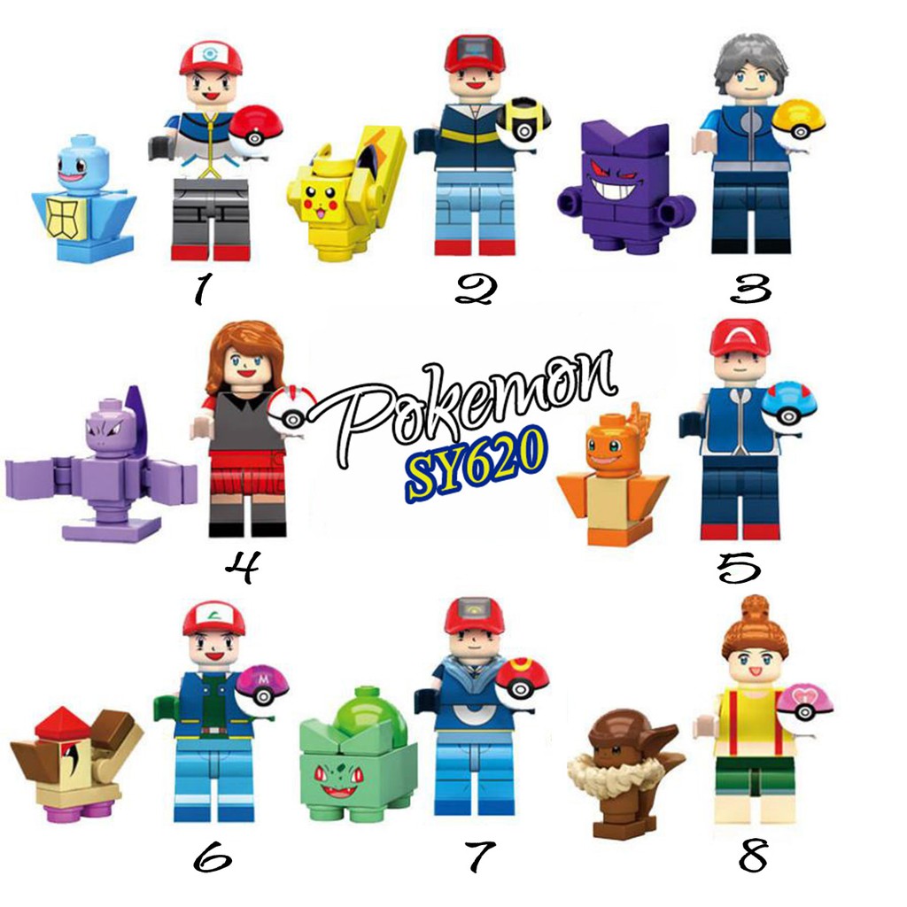 Đồ chơi lắp ráp Minifigures nhân vật POKEMON-SY620