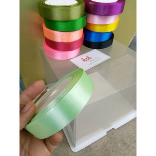 Ribbon satin  2cm/ 5 cuộn mix màu