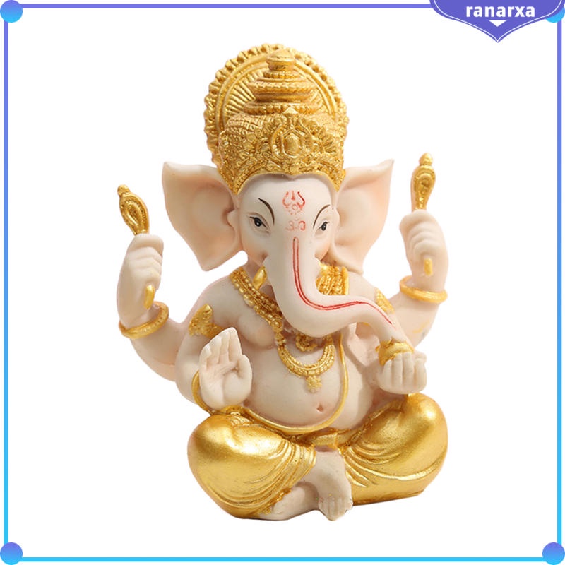 Mô hình tượng thần Ganesha mini dùng cho trang trí nội thất