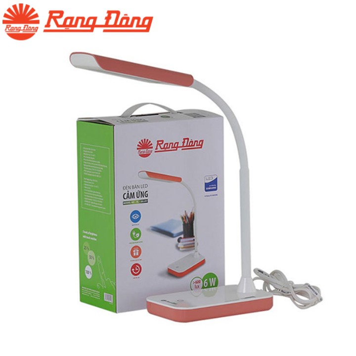 [HỎA TỐC 1H] Đèn bàn LED cảm ứng Rạng Đông, Model RD-RL-20.LED