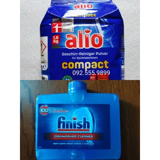 Bột rửa bát Alio và dung dịch vệ sinh Máy rửa bát