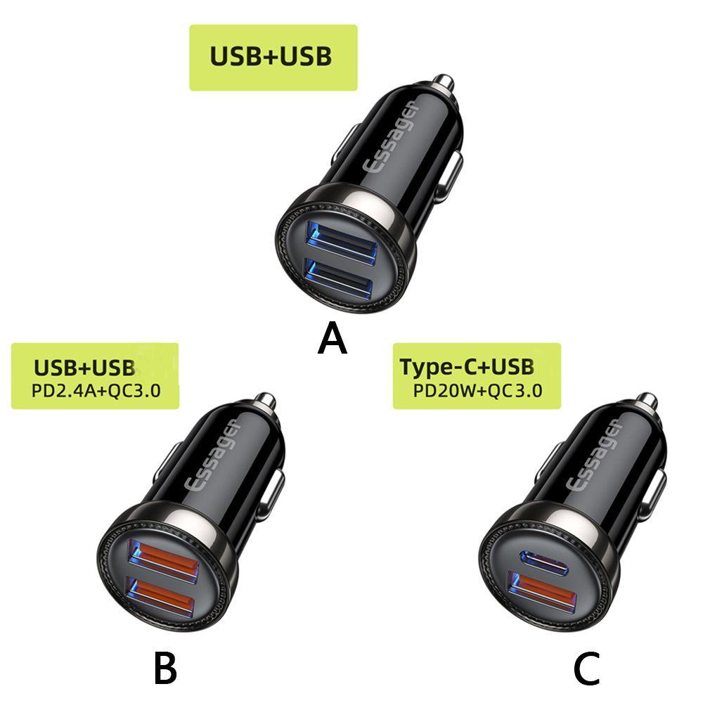 Ổ Cắm Sạc Nhanh PD Type C Cho Xe Hơi
