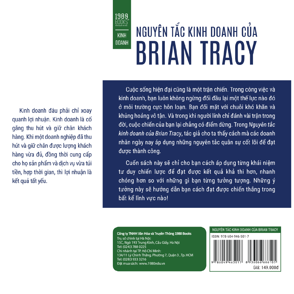 Sách - Nguyên Tắc Kinh Doanh Của Brian Tracy