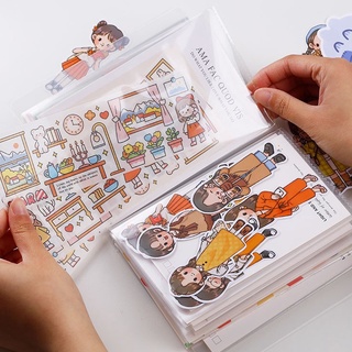 Sổ đựng sticker size A6 40 tờ bìa nhựa dẻo