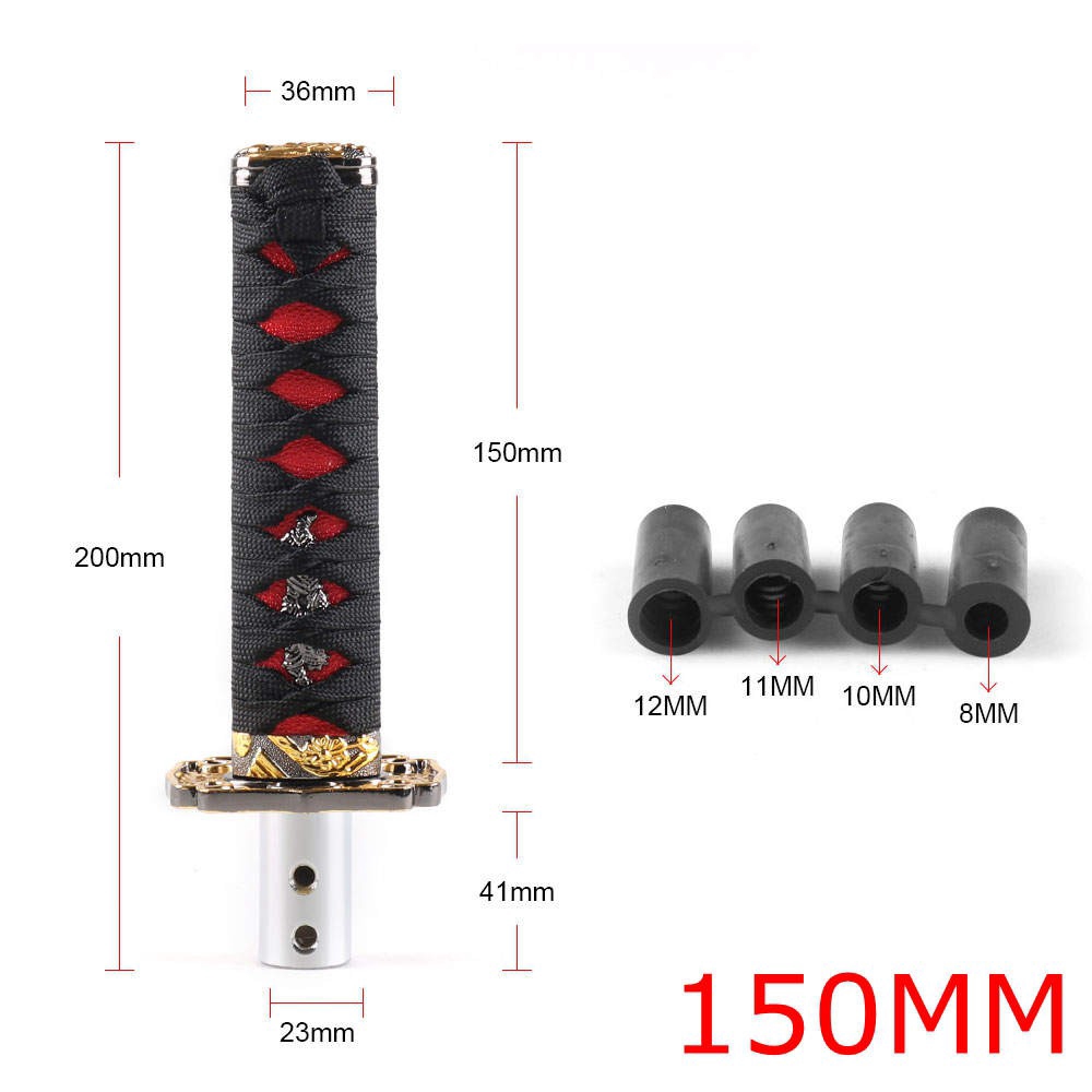 Cần Gạt Số 150MM / 200MM / 260MM JDM Katana Samurai Kèm Phụ Kiện
