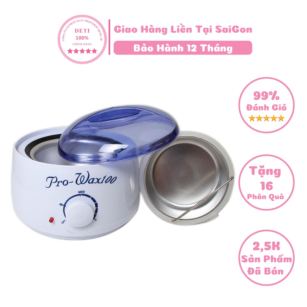 Nồi nấu sáp wax lông máy ria mép lông nách nóng bikini lạnh vùng kín hàng chính hãng