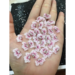 Cúc Ruby Gắn Móng Tay, Hoa Gắn Móng Tay, Hoa Bột Nail, Hoa Bột mỹ