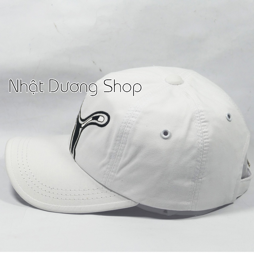 Nón kết Kaki trắng thêu hình con Báo đẹp sang trọng phù hợp cho cả nam và nữ yêu thích nón.