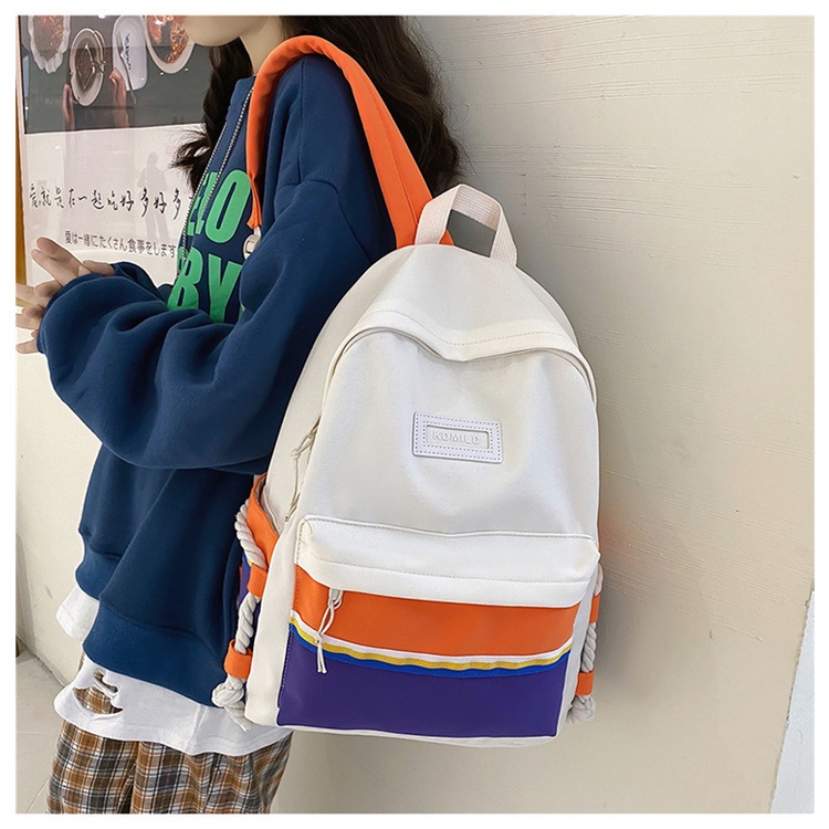 Balo Đi Học/Du Lịch Màu Sắc Dễ Thương Cho Nữ